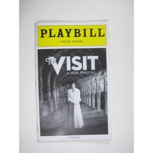 Chita Rivera The Visit Roger Rees Kander Ebb May 2015 Broadway Playbill Musical